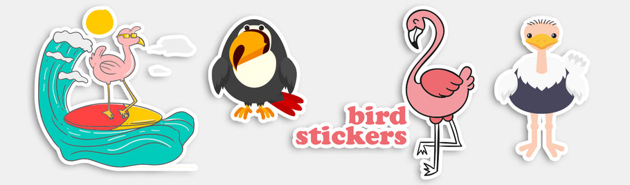 Soaring high with bird stickers