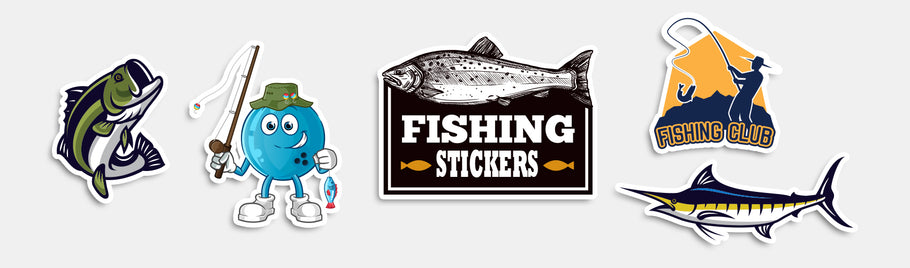 Fishing stickers are jumping out of the water and into your hands!