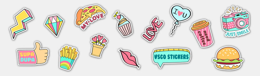 VSCO stickers are “sticking” with us