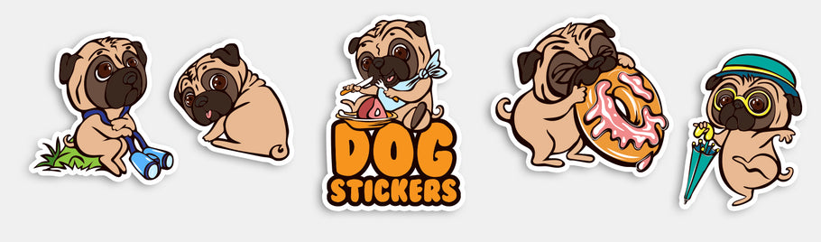 Dog Stickers Are Man’s Best Friend