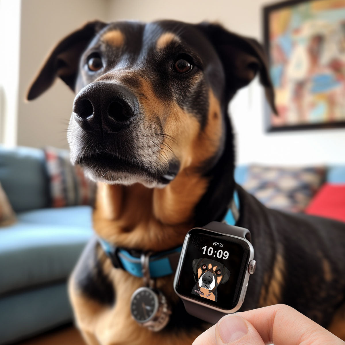 Custom Pet Watch Face | Hand Drawn
