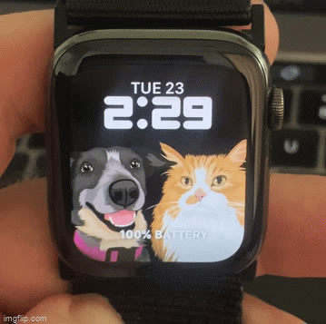 Custom Pet Watch Face | Hand Drawn