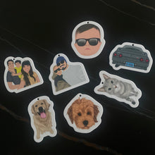 Load image into Gallery viewer, Turn Your K9 Photos into Hand Drawn Air Fresheners