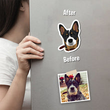 Load image into Gallery viewer, Turn Your K9 Photos into Hand Drawn Magnets