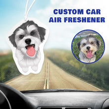 Load image into Gallery viewer, Turn Your K9 Photos into Hand Drawn Air Fresheners