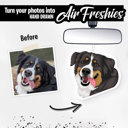 Turn Photos into Hand Drawn Air Fresheners