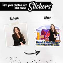 Load image into Gallery viewer, Turn Photos into Custom Business Logo Stickers