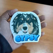 Load image into Gallery viewer, Turn Your K9 Photos into Hand Drawn Air Fresheners