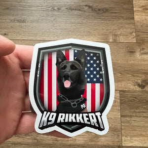 Turn Your K9 Photos into Hand Drawn Stickers