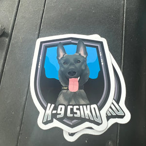 Turn Your K9 Photos into Hand Drawn Stickers