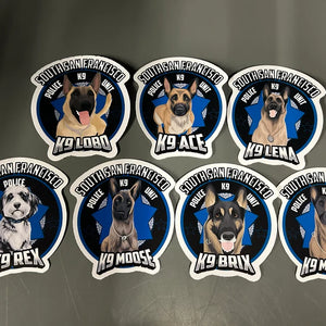 Turn Your K9 Photos into Hand Drawn Stickers