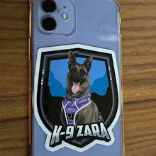 Load image into Gallery viewer, Turn Your K9 Photos into Hand Drawn Stickers