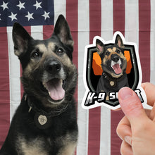 Load image into Gallery viewer, Turn Your K9 Photos into Hand Drawn Stickers