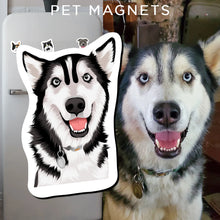 Load image into Gallery viewer, Turn Your K9 Photos into Hand Drawn Magnets