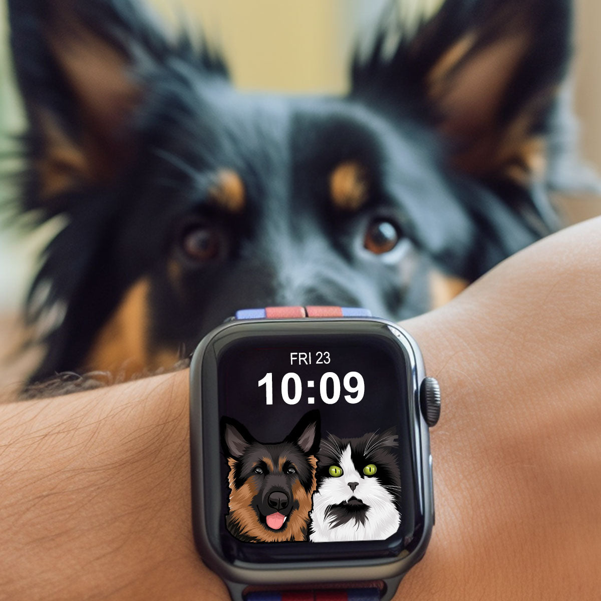 Custom Pet Watch Face | Hand Drawn